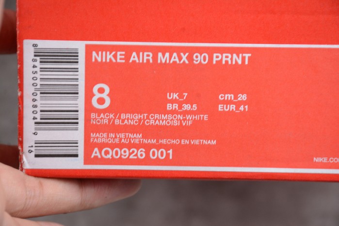 Nike Air Max 90 PRNT "We Love Nike"  AQ0926-001