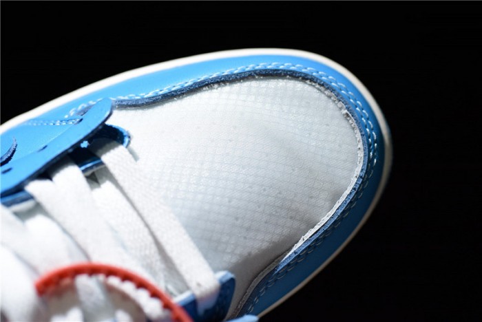 OF X Air Jordan 1 Retro High University Blue AQ0818-148