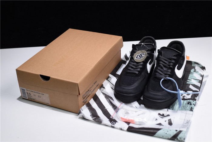 OF X Nike Air Force 1 Black AO4606-001