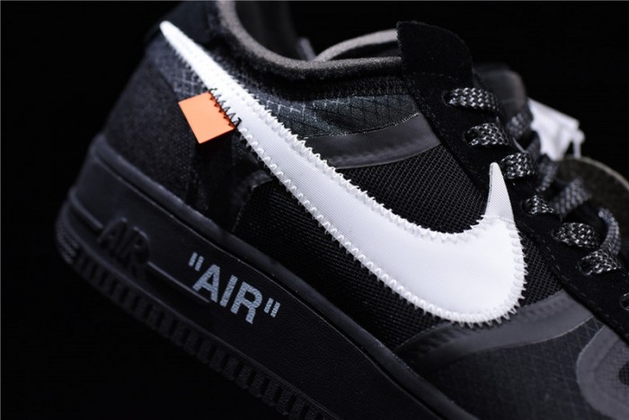 OF X Nike Air Force 1 Black AO4606-001
