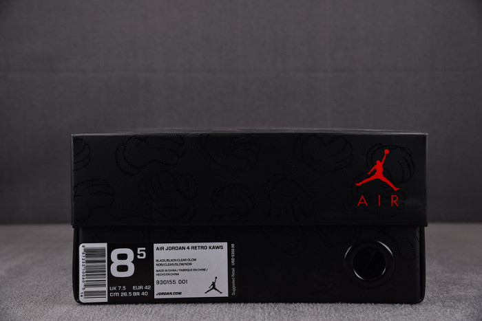 Air Jordan 4 Retro Kaws Black 930155-001