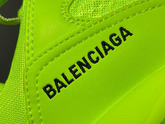Balen TRIPLE S TRAINERS CLEAR SOLE FLLO YELLOW  541624 W09O1 9002