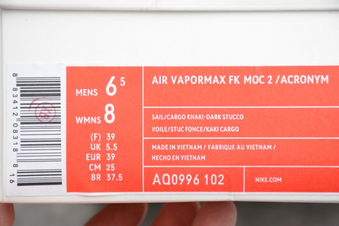 Nike Air VaporMax Moc 2 Acronym Sail AQ0996-102