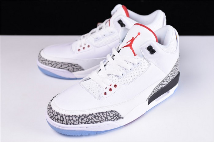 Air Jordan 3 Retro Free Throw Line White Cement 923096-101