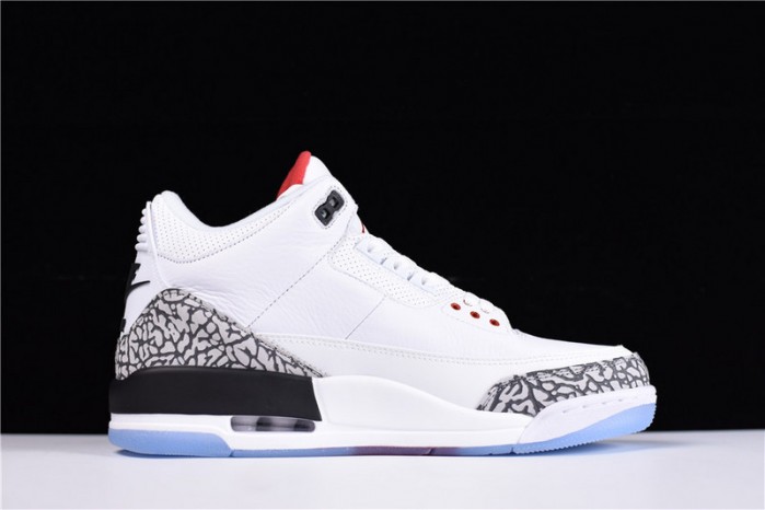 Air Jordan 3 Retro Free Throw Line White Cement 923096-101