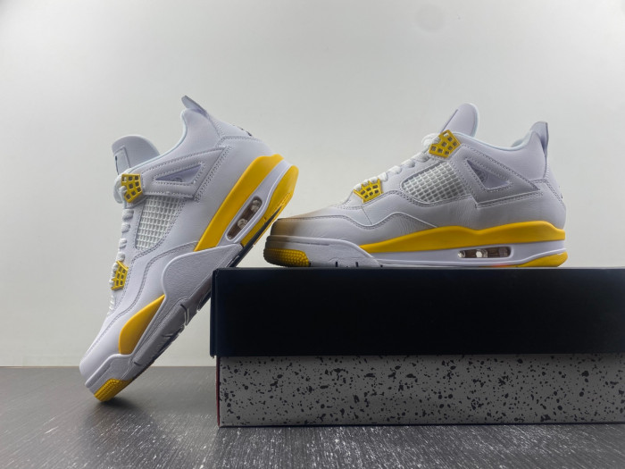 Air Jordan 4 White Yellow