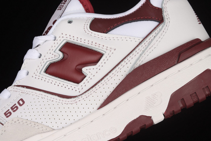 New Balance 550 Sea Salt Burgundy BB550LI1