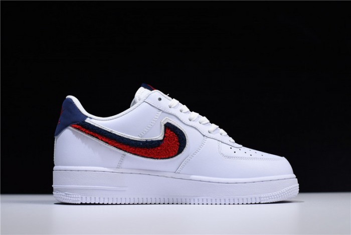 Nike Air Force 1 Low LV8 3D Chenille White Red Blue  823511-106