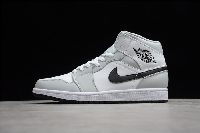 Air Jordan 1 Mid Light Smoke Grey (W) BQ6472-015
