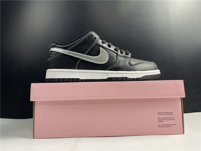 nike sb dunk low Di*m*nd supply co black Di*m*nd bv1310-001