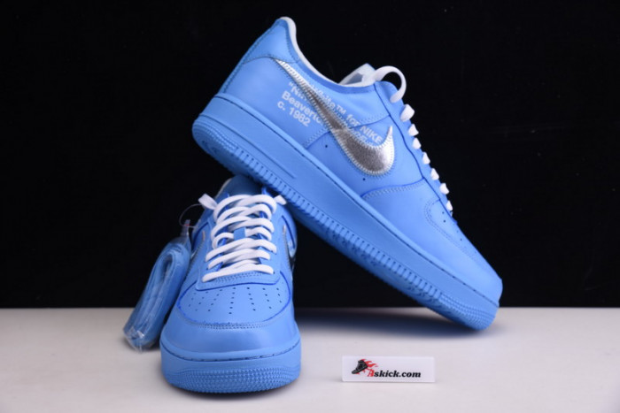 OF X Nike Air Force 1 Low MCA University Blue CI1173-400