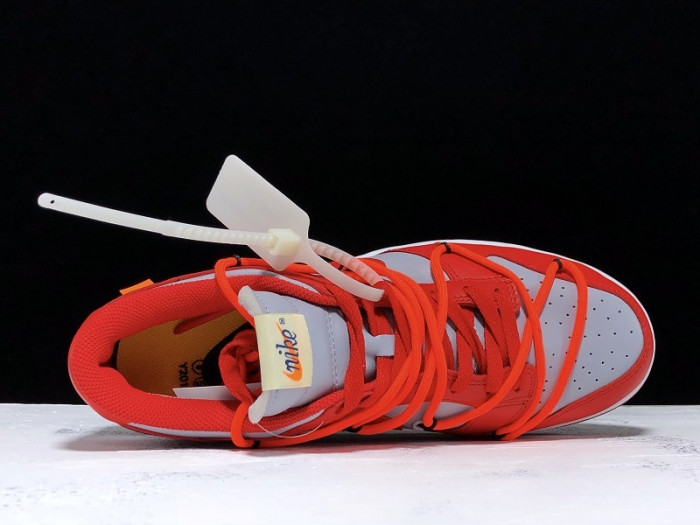 OF X Nike Dunk Low University Red CT0856-600