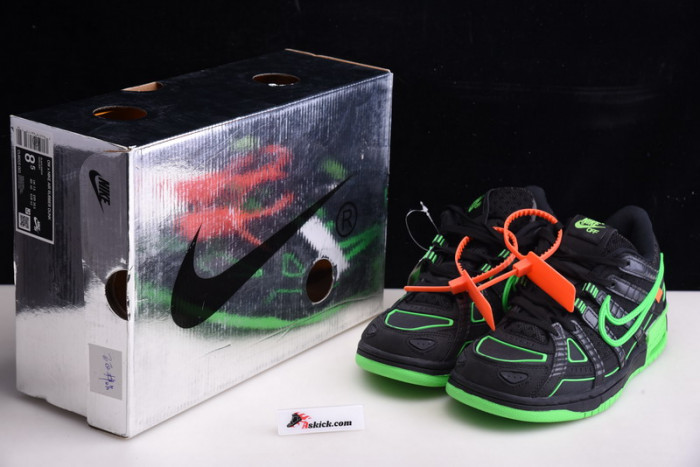 OF x Nike Air Rubber Dunk “Green Strike” CU6015-001