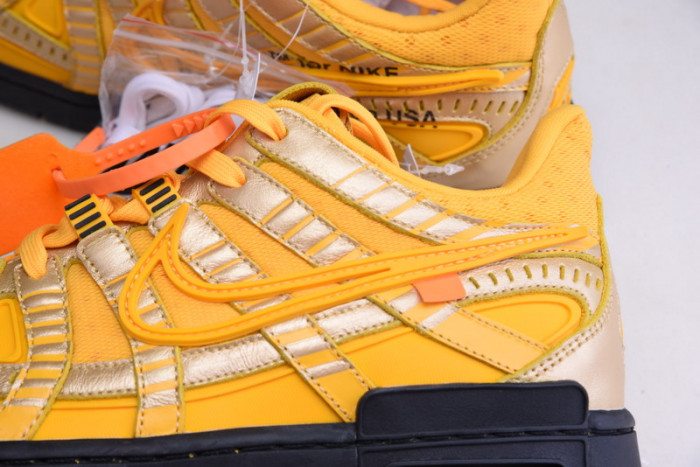 OF x Nike Air Rubber Dunk “University Gold” CU6015-700