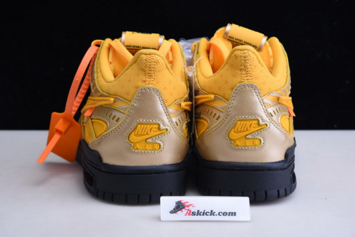OF x Nike Air Rubber Dunk “University Gold” CU6015-700