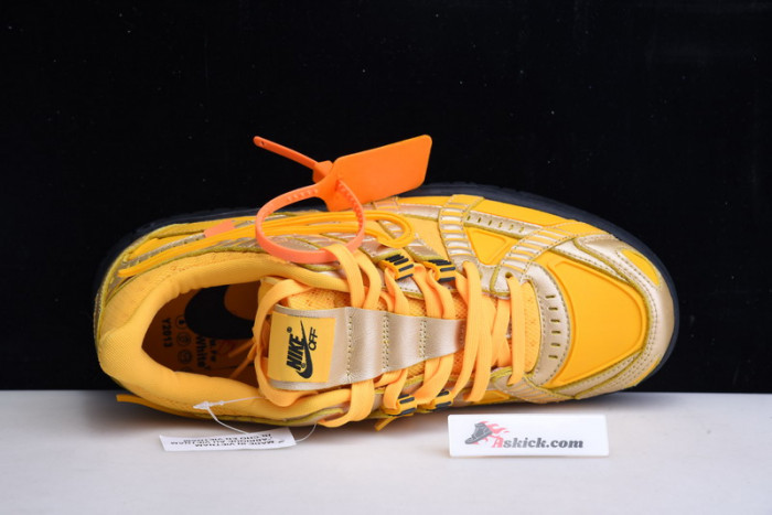 OF x Nike Air Rubber Dunk “University Gold” CU6015-700