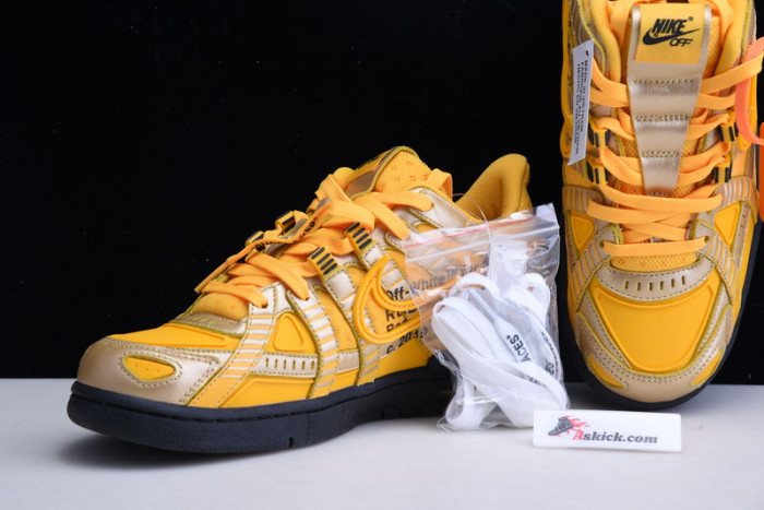 OF x Nike Air Rubber Dunk “University Gold” CU6015-700
