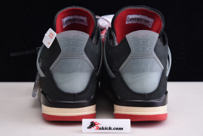 OF x Air Jordan 4 “Bred” CV9388-001