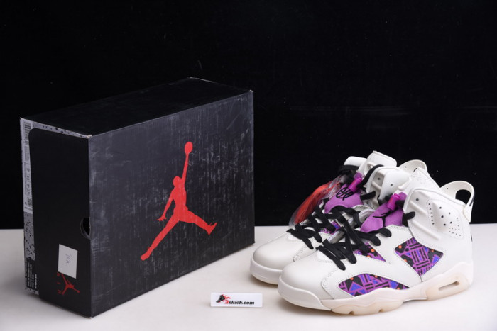 Air Jordan 6 Retro Quai54 Sail Black (2020) CZ4152-101