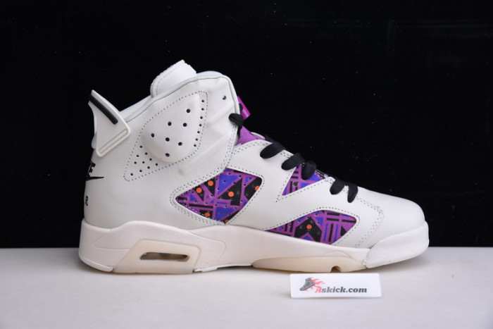 Air Jordan 6 Retro Quai54 Sail Black (2020) CZ4152-101