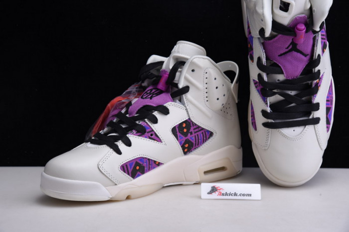 Air Jordan 6 Retro Quai54 Sail Black (2020) CZ4152-101