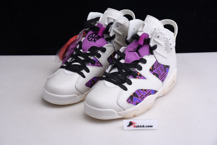 Air Jordan 6 Retro Quai54 Sail Black (2020) CZ4152-101