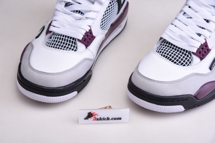 Air Jordan 4 PSG Neutral Grey Bordeaux CZ5624-100