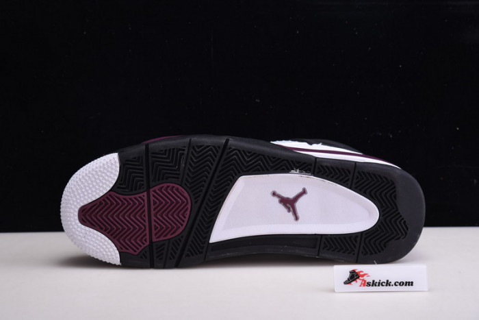Air Jordan 4 PSG Neutral Grey Bordeaux CZ5624-100
