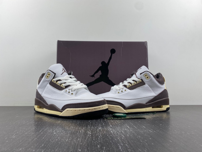 Air Jordan 3 Retro White Brown DH3434-113