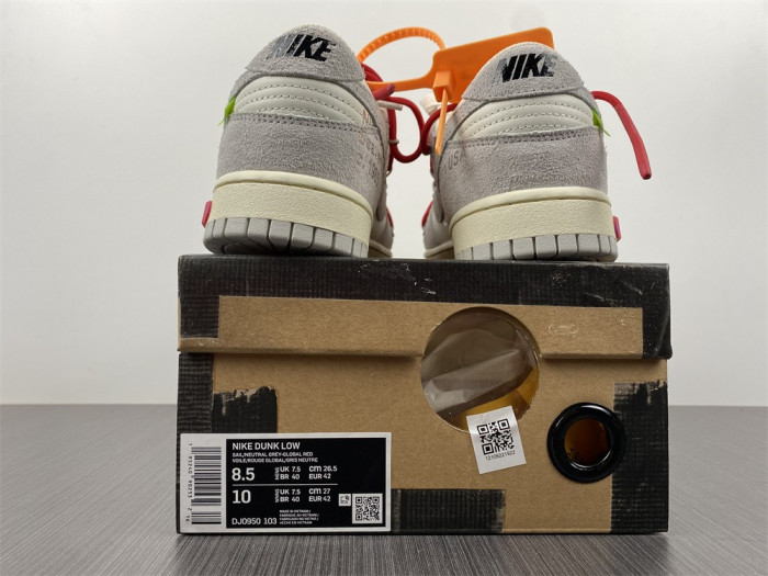 OF X Nike Dunk Low Lot 40 of 50 DJ0950-103