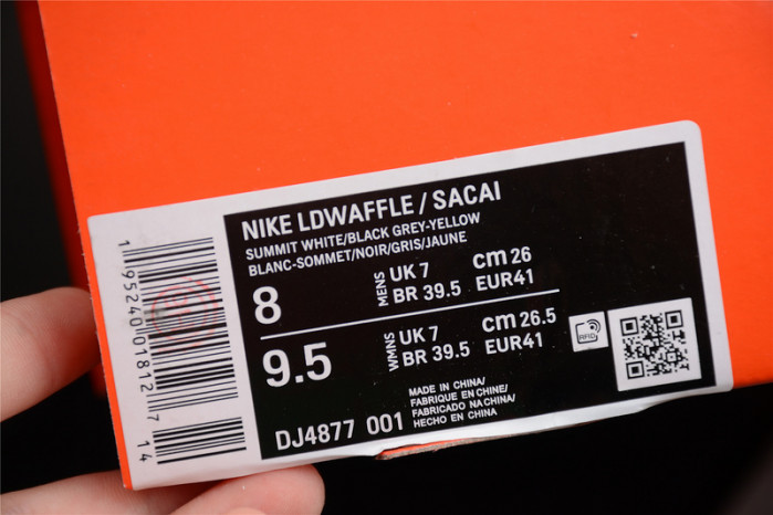 Nike LD Waffle sacai Undercover Black Bright Citron DJ4877-001