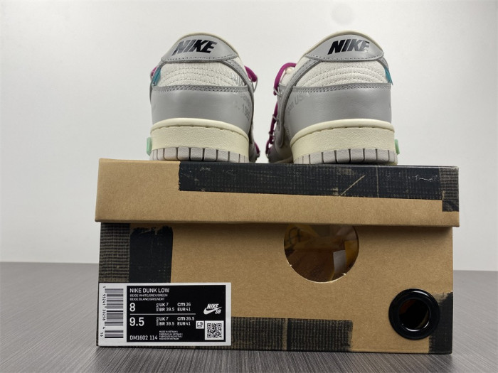 OF X Nike Dunk Low Lot 30 of 50 DM1602-122