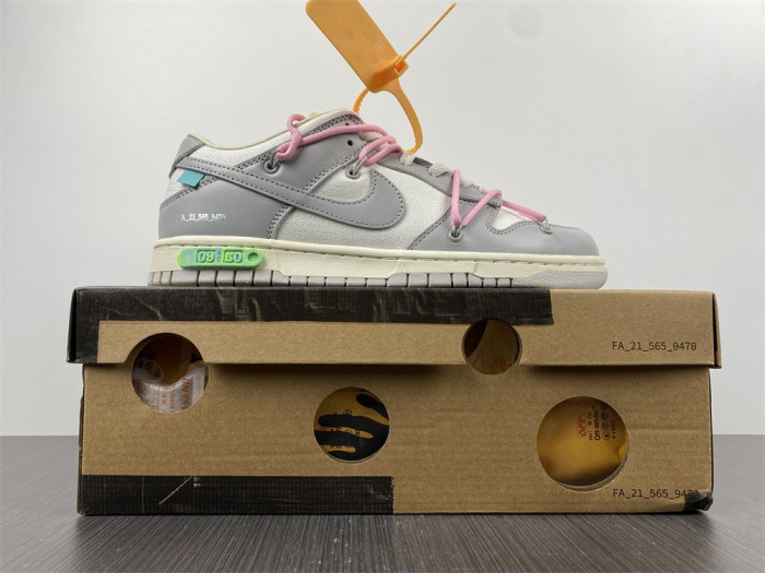 OF X Nike Dunk Low Lot 09 of 50 DM1602-109