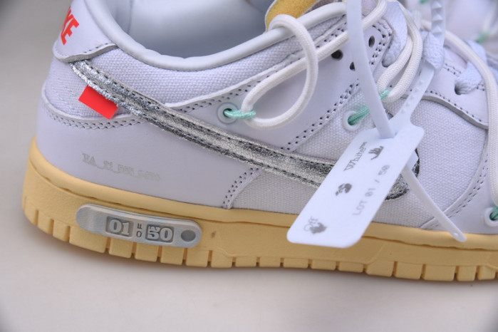 OF X Nike Dunk Low Lot 01 OF 50 DM1602-127