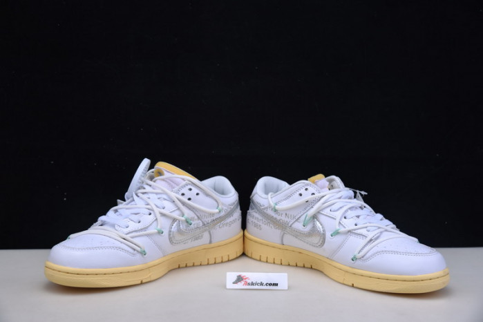 OF X Nike Dunk Low Lot 01 OF 50 DM1602-127
