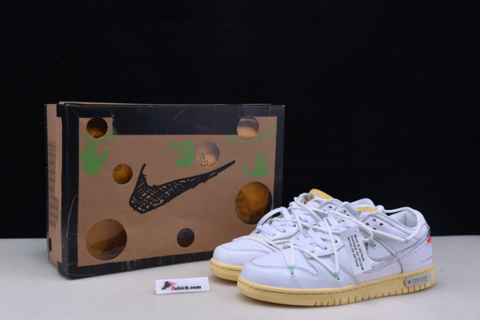 OF X Nike Dunk Low Lot 01 OF 50 DM1602-127