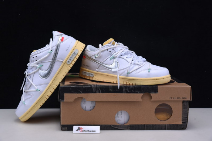 OF X Nike Dunk Low Lot 01 OF 50 DM1602-127