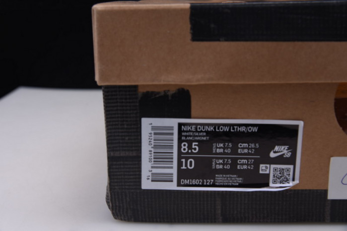 OF X Nike Dunk Low Lot 01 OF 50 DM1602-127