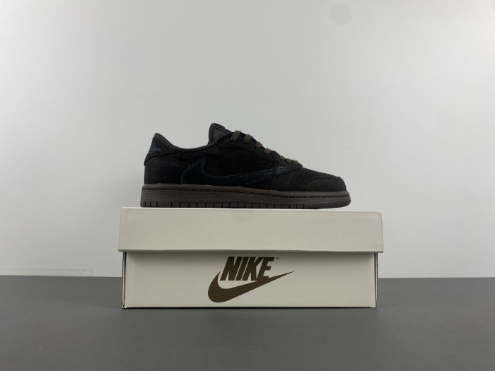 Travis Scott x Air Jordan 1 Low OG “Velvet Brown” DM7866-202.