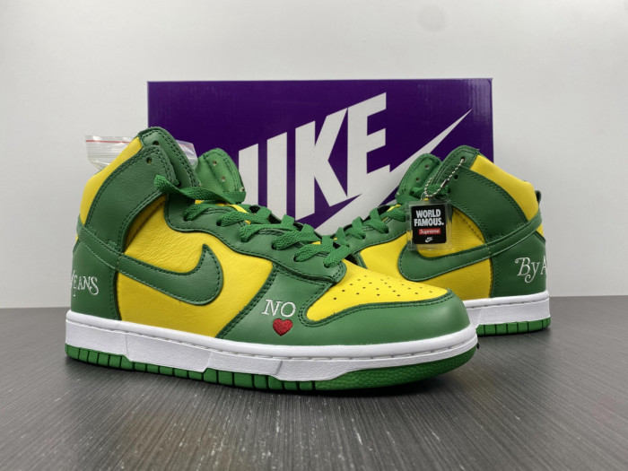 Nike SB Dunk High Supreme By Any Means Brazil DN3741-700