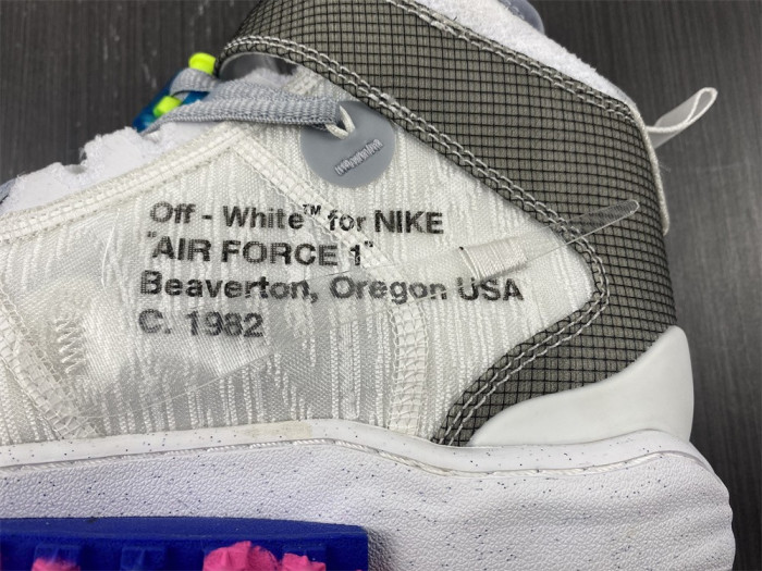 OF X Nike Air Force 1 Mid White DO6290-100