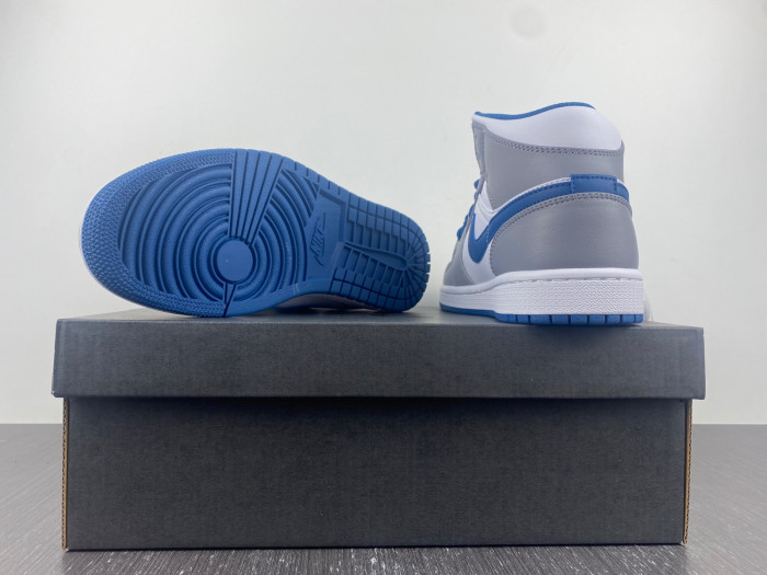 Air Jordan 1 Mid True Blue Cement DQ8423-014