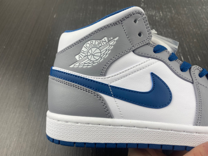 Air Jordan 1 Mid True Blue Cement DQ8423-014