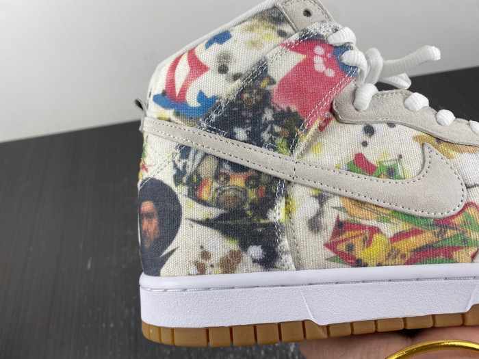 Sup*reme x Nike SB Dunk High “Rammellzee” FD8779-100