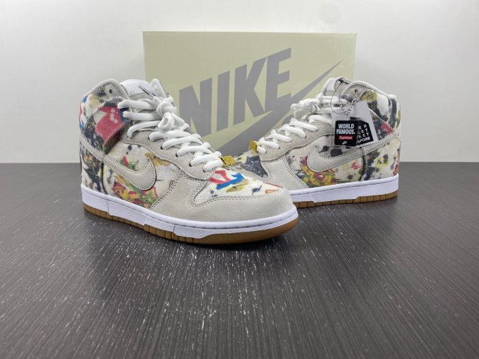 Sup*reme x Nike SB Dunk High “Rammellzee” FD8779-100
