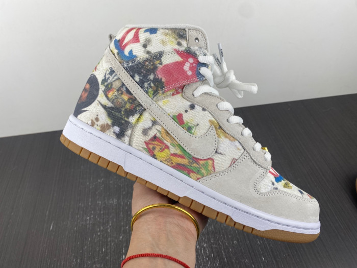 Sup*reme x Nike SB Dunk High “Rammellzee” FD8779-100