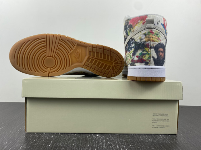 Sup*reme x Nike SB Dunk High “Rammellzee” FD8779-100