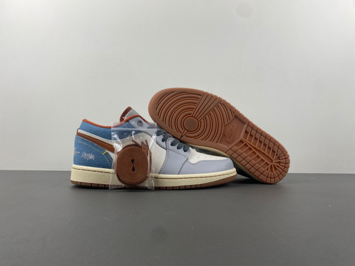 Air Jordan 1 Low Phantom Denim FZ5045-091