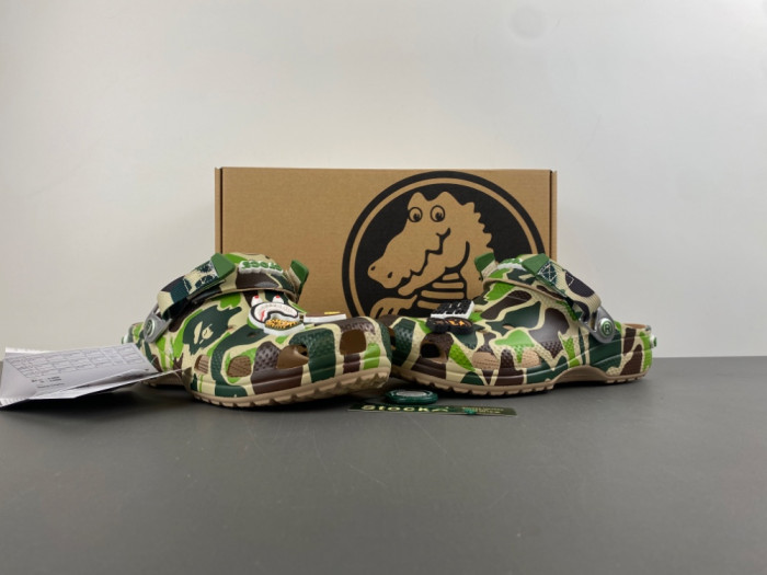bape x Cr*0*s classic clog 