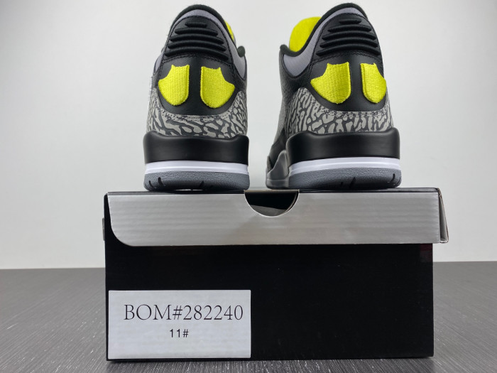 Air Jordan 3 Retro Oregon Ducks Pit Crew Black